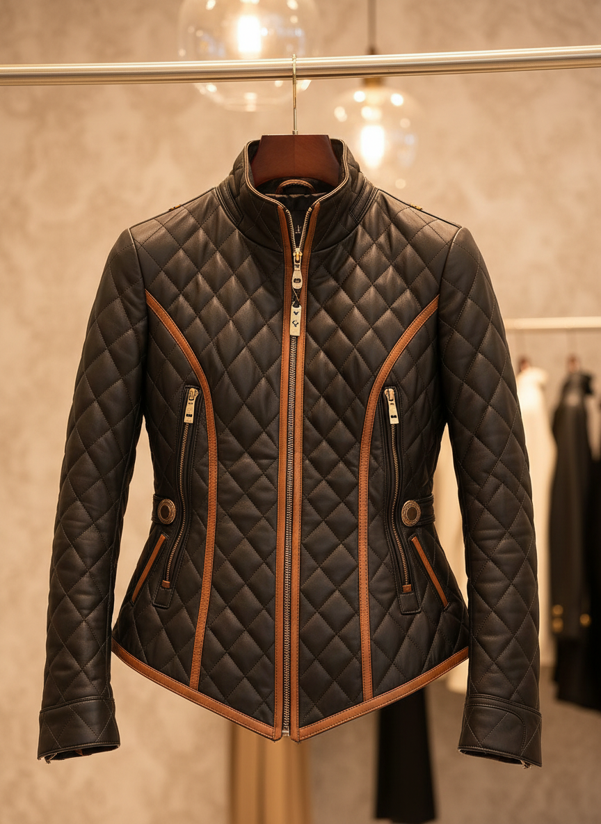 HANNAH | DIAMOND-QUILTED PADDED JACKET