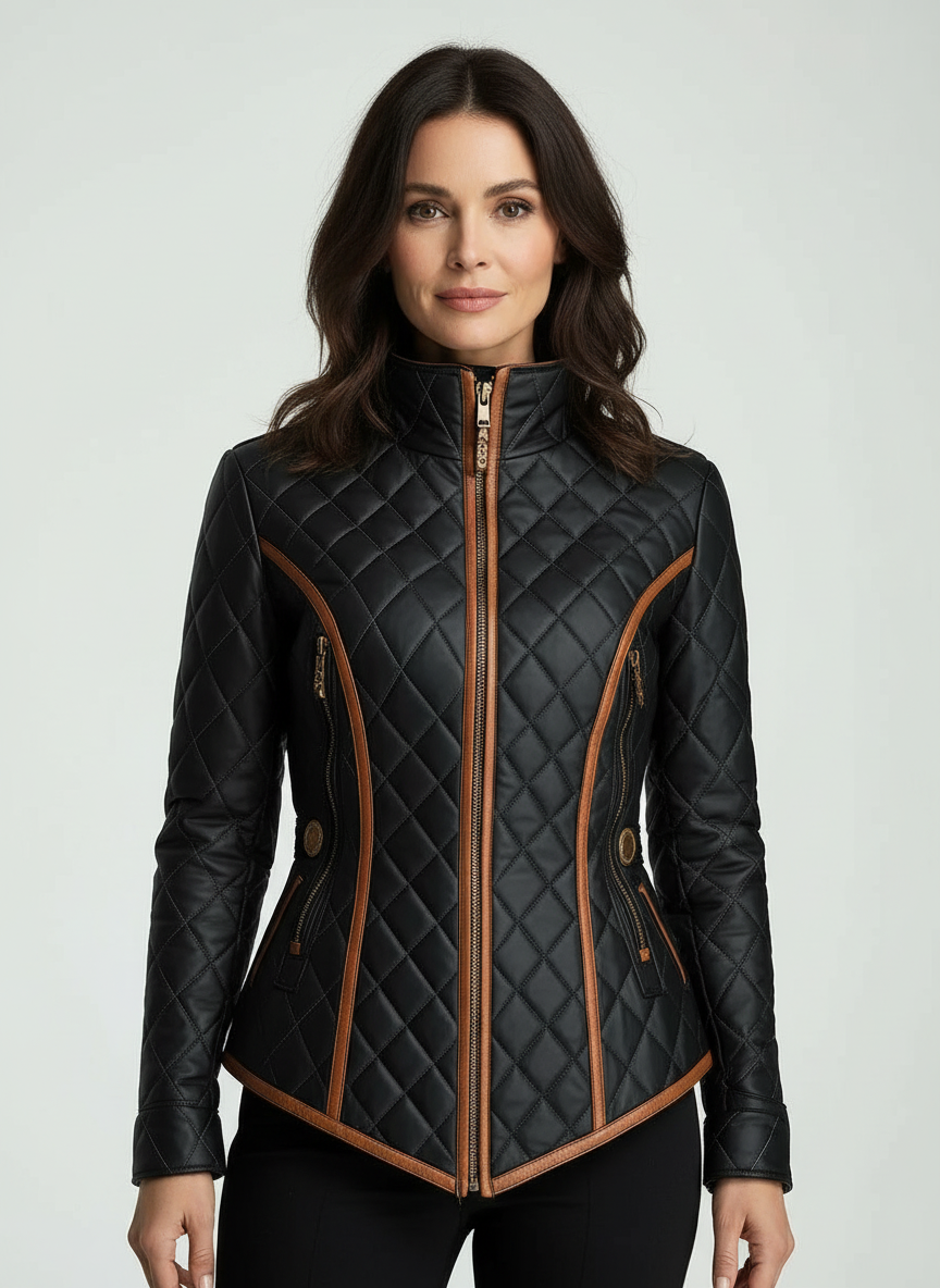 HANNAH | DIAMOND-QUILTED PADDED JACKET