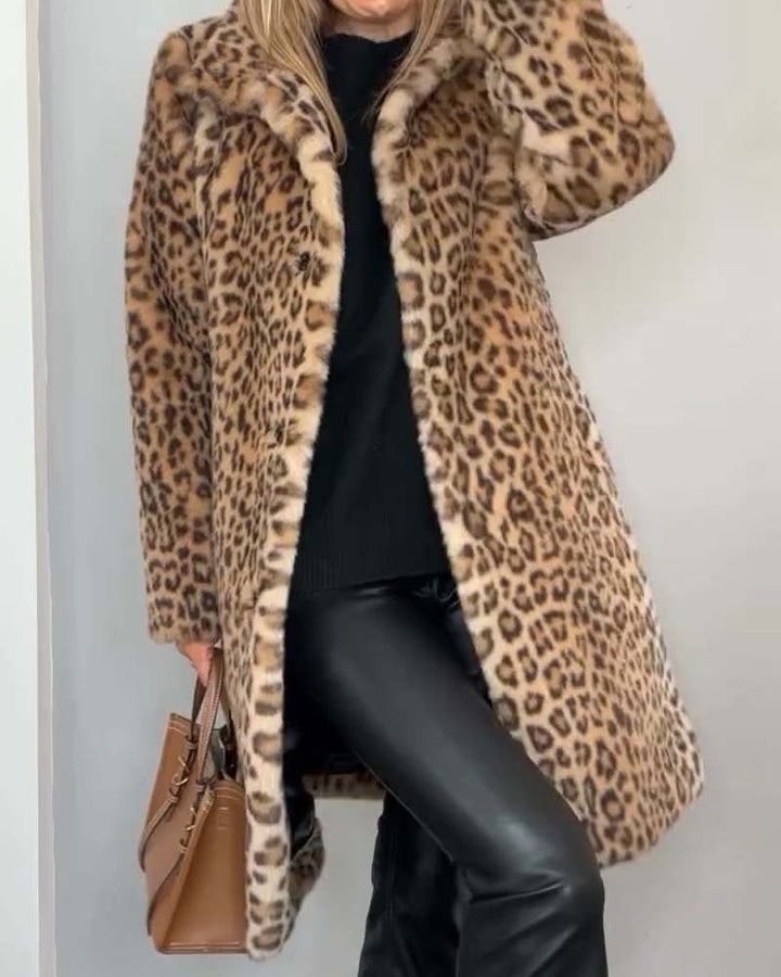 ELOISE | ELEGANT LEOPARD COAT