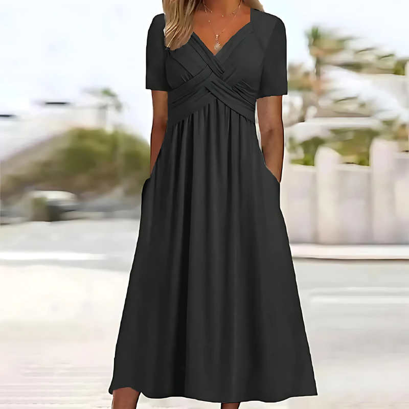 MOLLY | ELEGANT DRESS WITH TUMMY COVERAGE