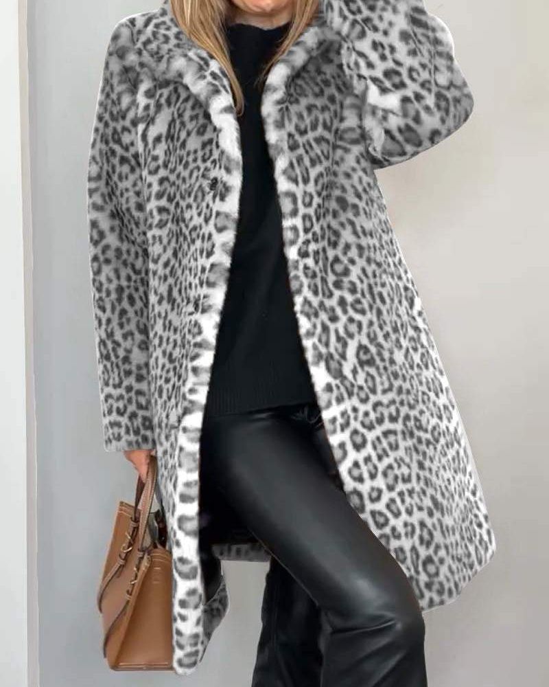 ELOISE | ELEGANT LEOPARD COAT