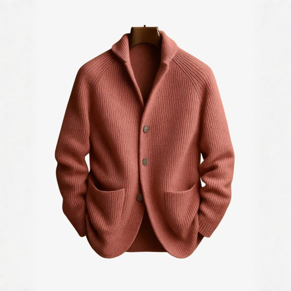 TOBY | TAILORED BUTTON-FRONT KNIT CARDIGAN