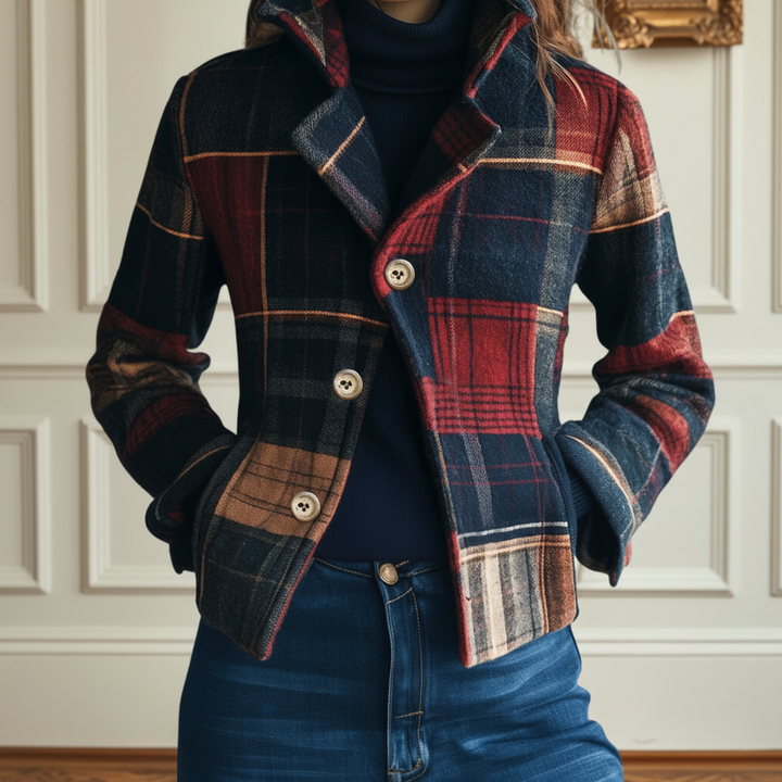 AVA | CLASSIC PLAID WOOL JACKET