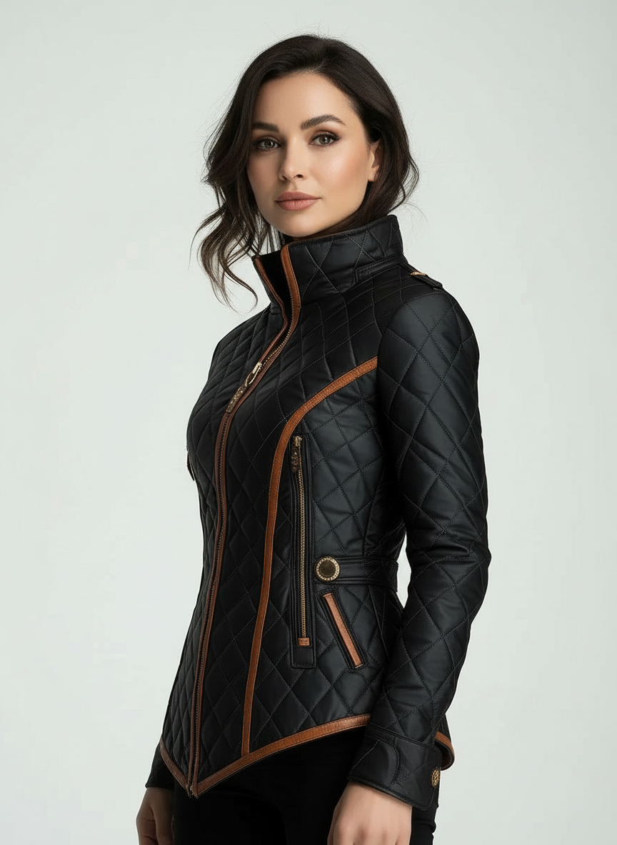HANNAH | DIAMOND-QUILTED PADDED JACKET