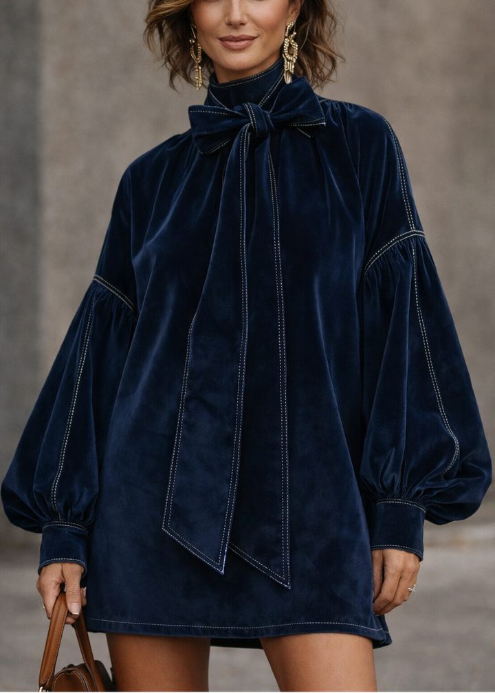 SIENA | ELEGANT VELVET MINI DRESS