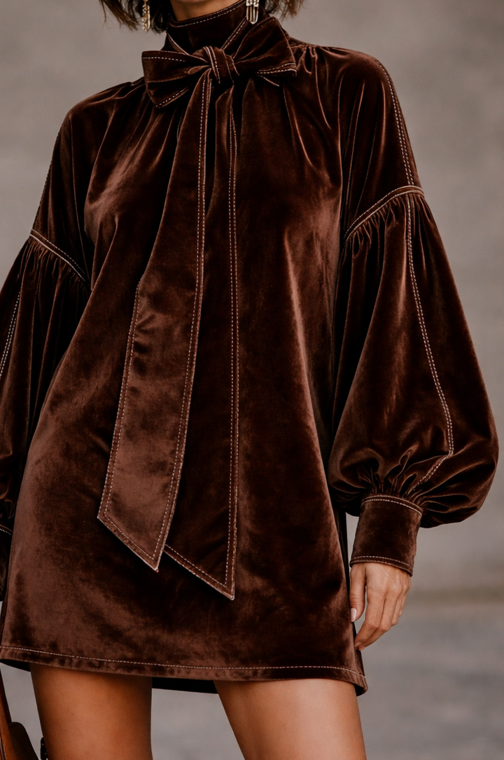 SIENA | ELEGANT VELVET MINI DRESS