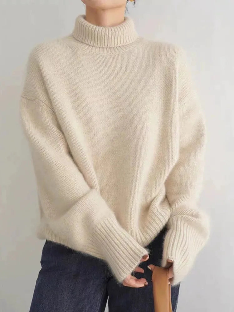 FREYA HIGH-NECK SWEATER
