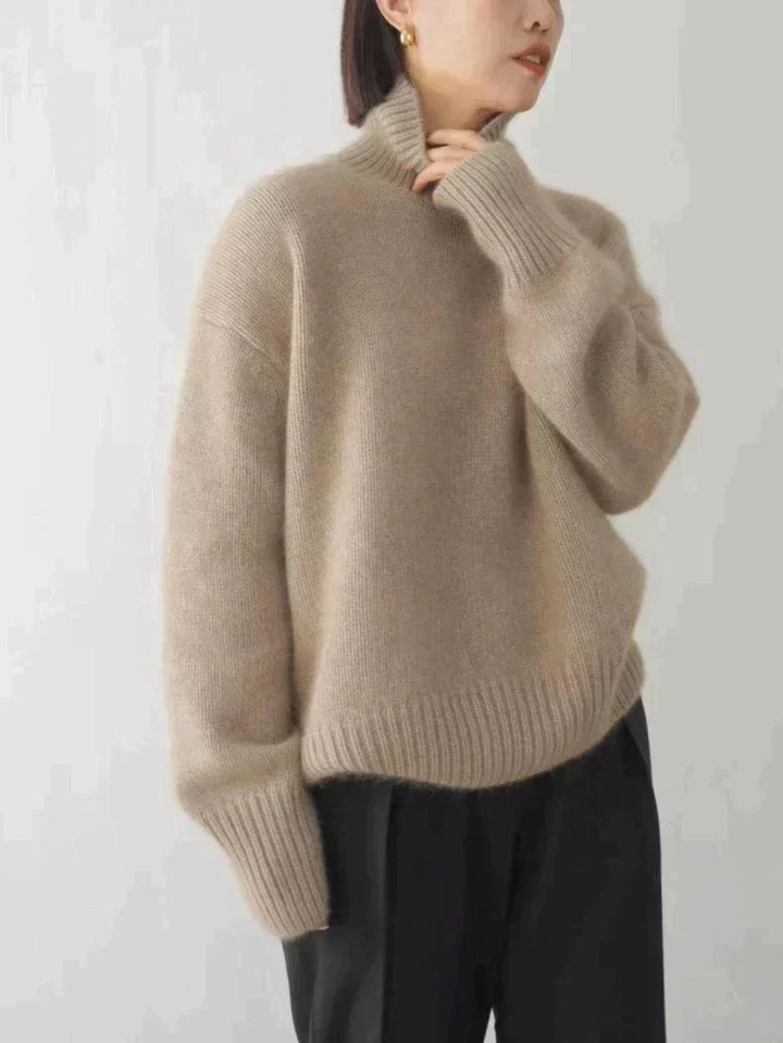 FREYA HIGH-NECK SWEATER