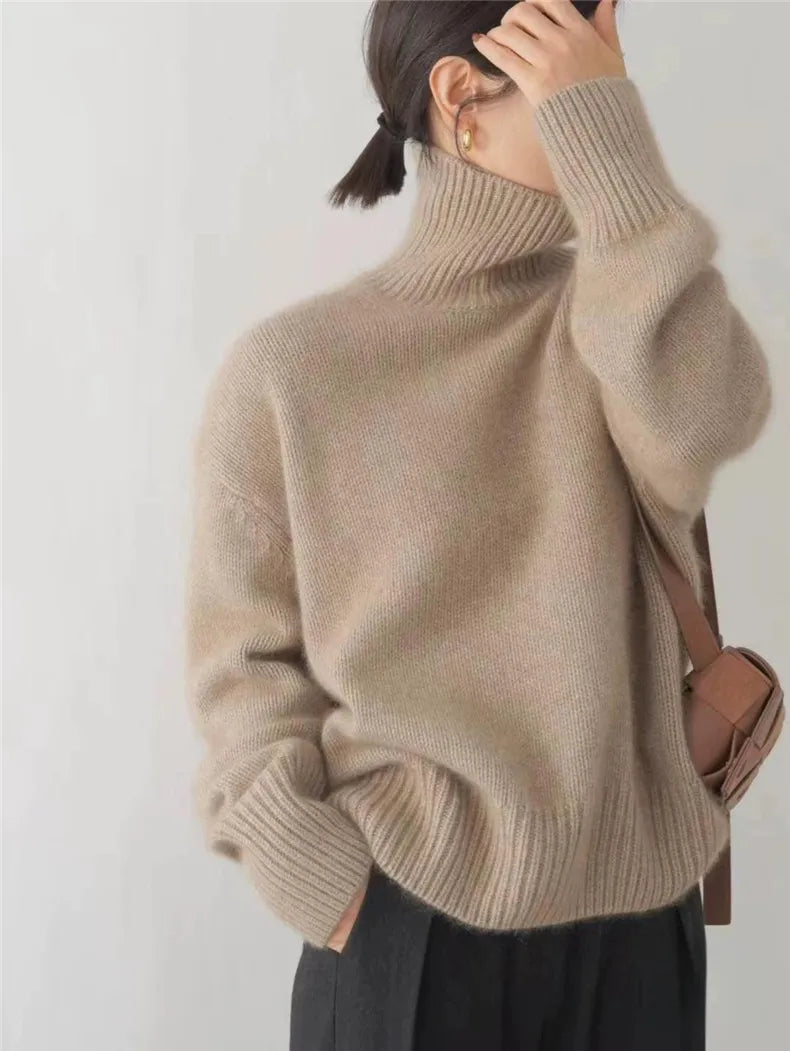 FREYA HIGH-NECK SWEATER