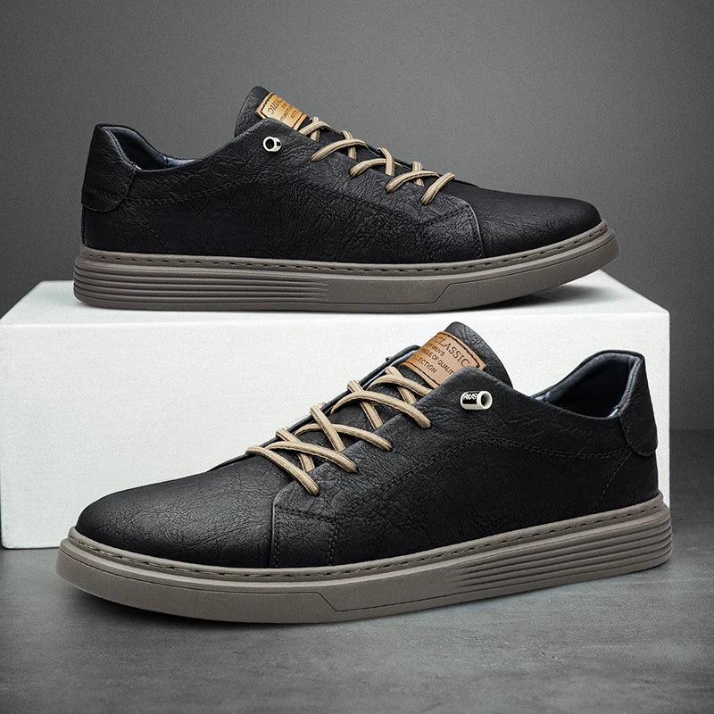 ALFIE | LEATHER TRAINERS