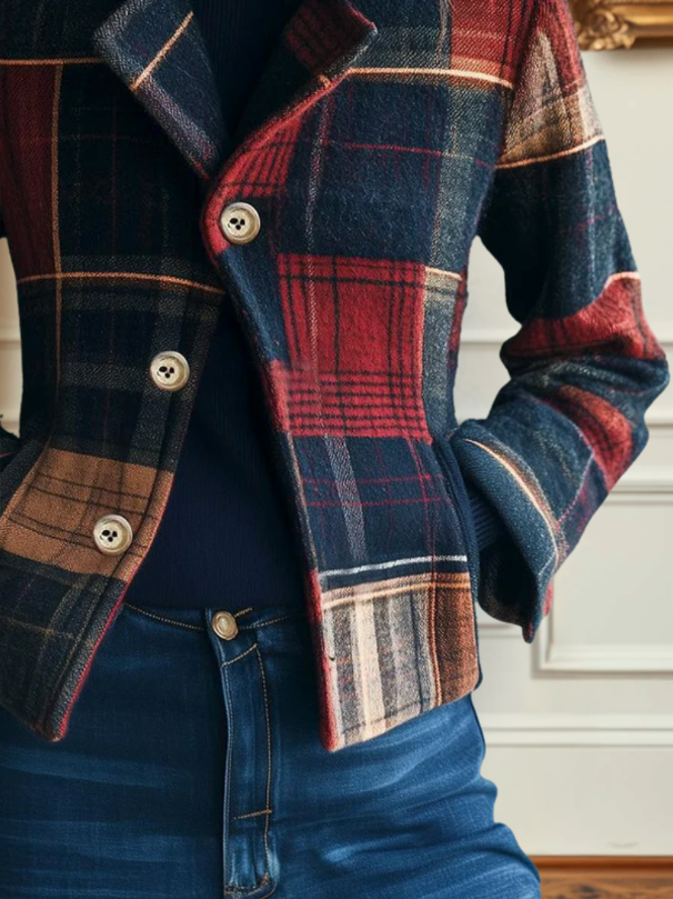 AVA | CLASSIC PLAID WOOL JACKET