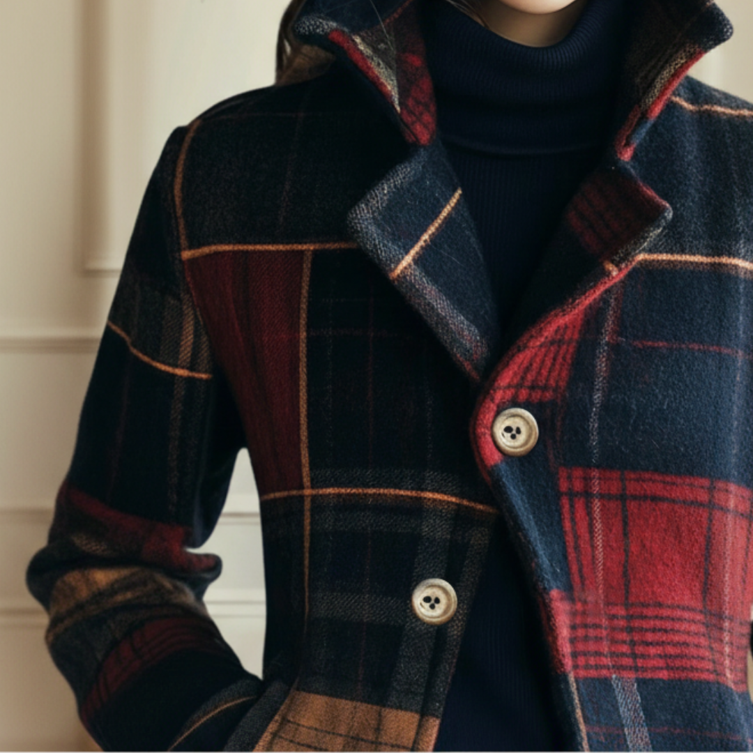 AVA | CLASSIC PLAID WOOL JACKET