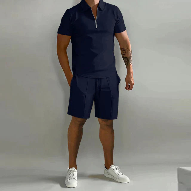 STANLEY | STYLISH POLO AND SHORTS TWO-PIECE SET