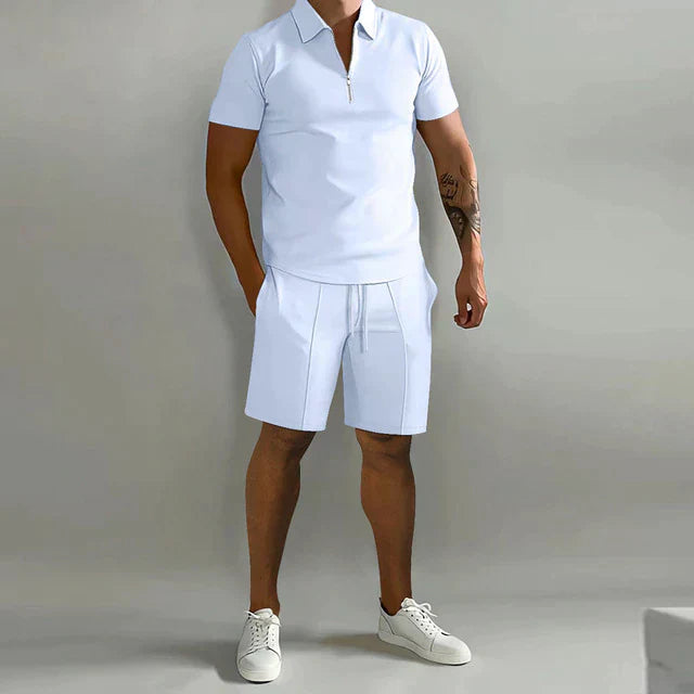 STANLEY | STYLISH POLO AND SHORTS TWO-PIECE SET