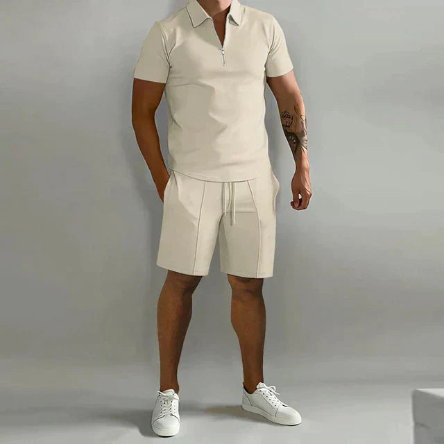 STANLEY | STYLISH POLO AND SHORTS TWO-PIECE SET