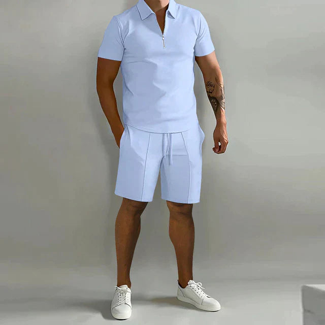 STANLEY | STYLISH POLO AND SHORTS TWO-PIECE SET