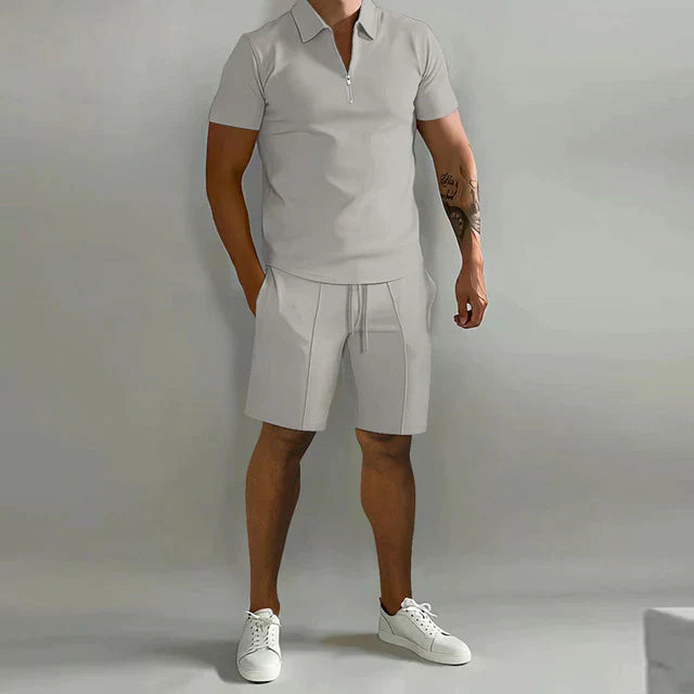 STANLEY | STYLISH POLO AND SHORTS TWO-PIECE SET