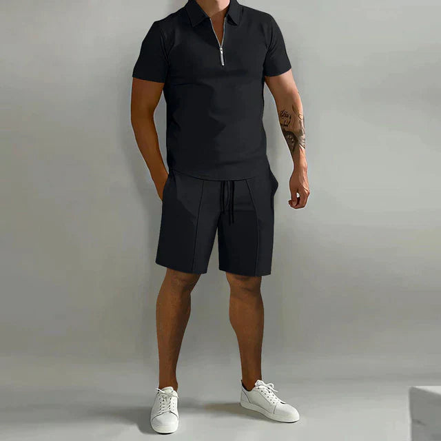 STANLEY | STYLISH POLO AND SHORTS TWO-PIECE SET