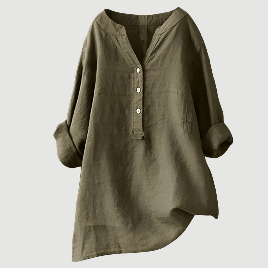 OPHELIA | AIRY AND COMFORTABLE LINEN TOP