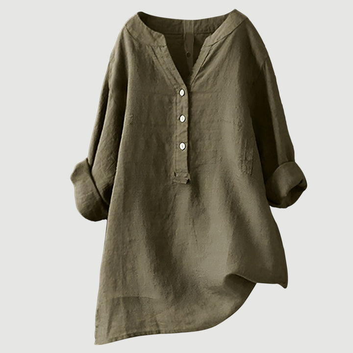 OPHELIA | AIRY AND COMFORTABLE LINEN TOP