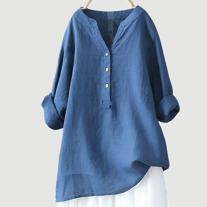 OPHELIA | AIRY AND COMFORTABLE LINEN TOP