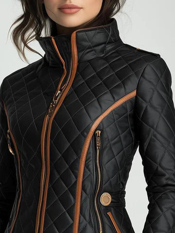 HANNAH | DIAMOND-QUILTED PADDED JACKET